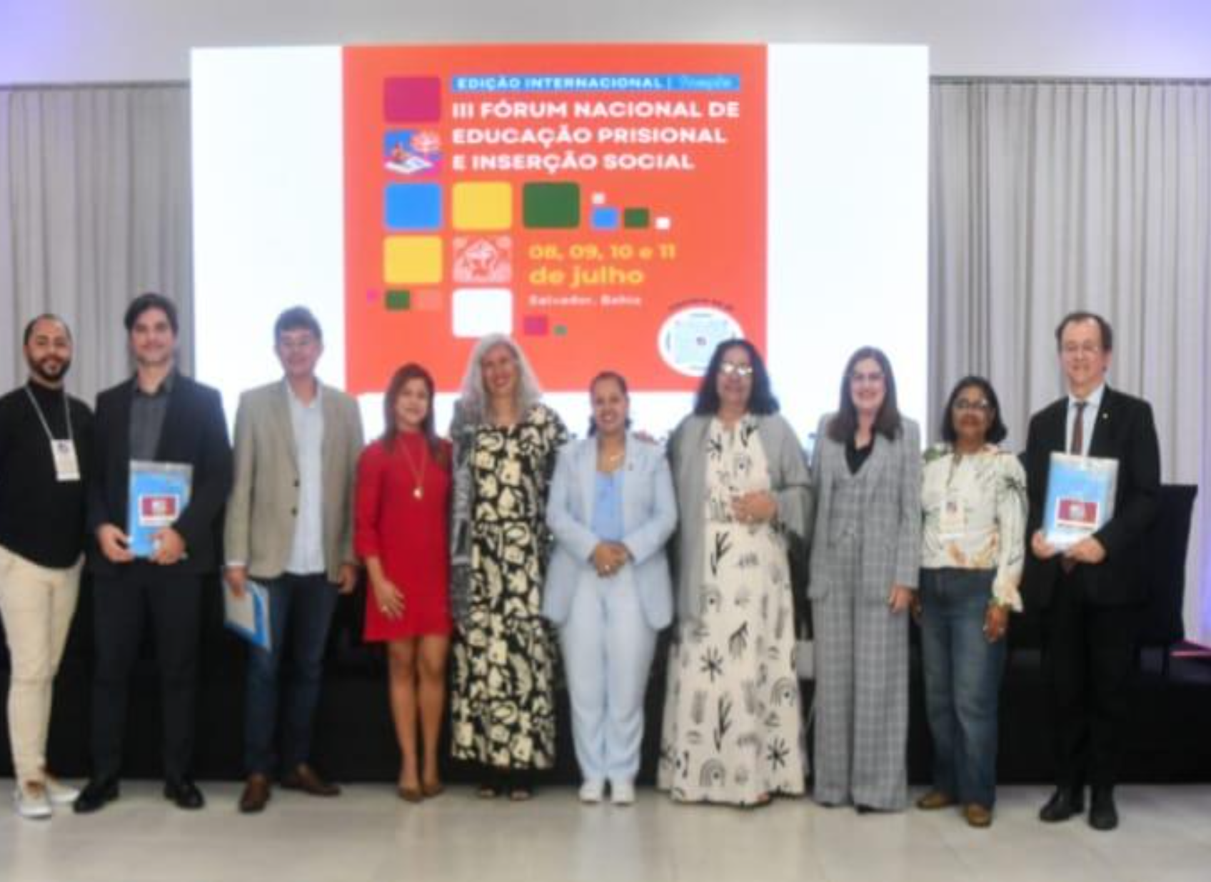 Cartaz do III Fórum Nacional de Educação Prisional e Inserção Social